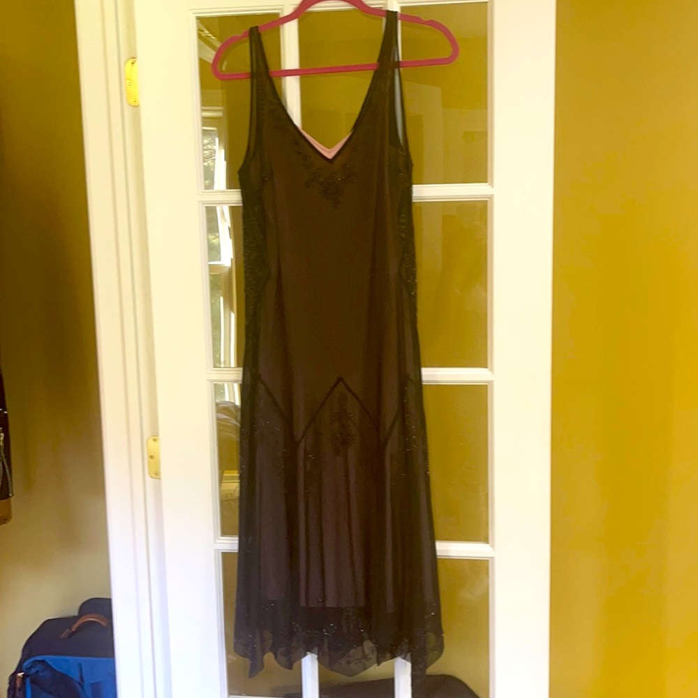 Black Dressy Dress with beads